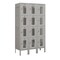 Salsbury Industries 4 Tier Vented Locker, 36"Wx66"Hx15"D, 12 Door, Gray, Unassembled 74355GY-U - alternate 1